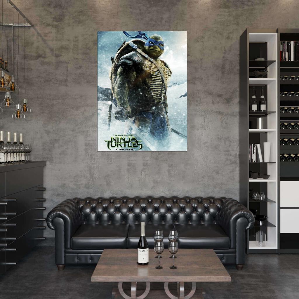Teenage Mutant Ninja Turtles Leonardo Movie 2014 Wall Art Print Poster