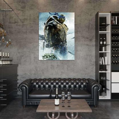Teenage Mutant Ninja Turtles Leonardo Movie 2014 Wall Art Print Poster