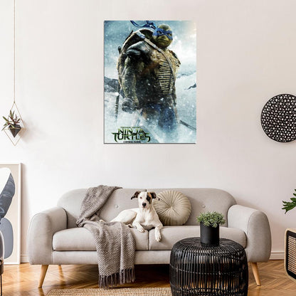 Teenage Mutant Ninja Turtles Leonardo Movie 2014 Wall Art Print Poster