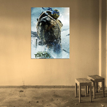 Teenage Mutant Ninja Turtles Leonardo Movie 2014 Wall Art Print Poster