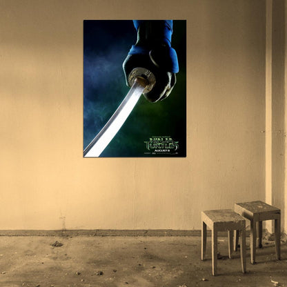 Teenage Mutant Ninja Turtles Leonardo Movie 2014 Wall Art Print Poster