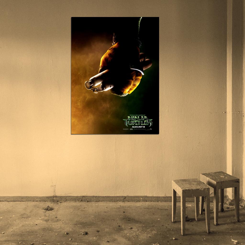 Teenage Mutant Ninja Turtles Michelangelo Movie 2014 Wall Art Print Poster