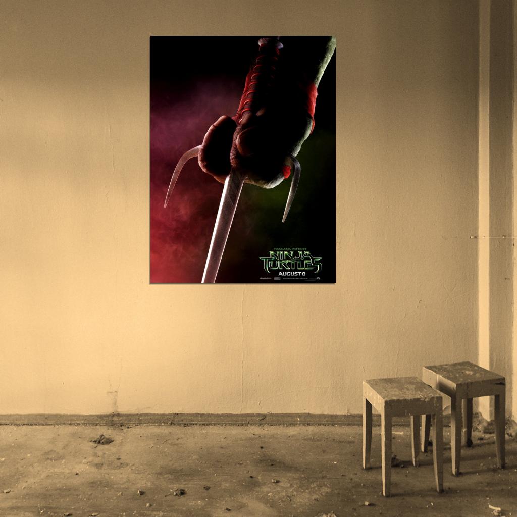Teenage Mutant Ninja Turtles Raphael Movie 2014 Wall Art Print Poster