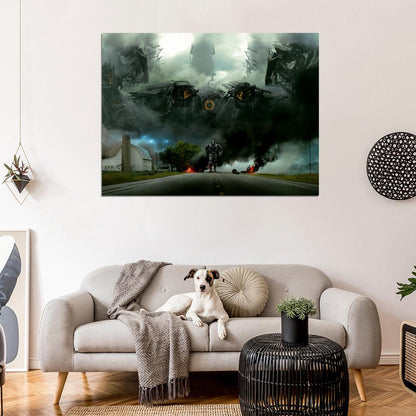 Transformers Age of Extinction Lockdown Movie 2014 Wall Art Print Poster