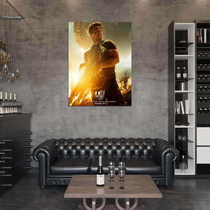 Transformers Age of Extinction Cade Yeager Wahlberg Wall Art Print Poster