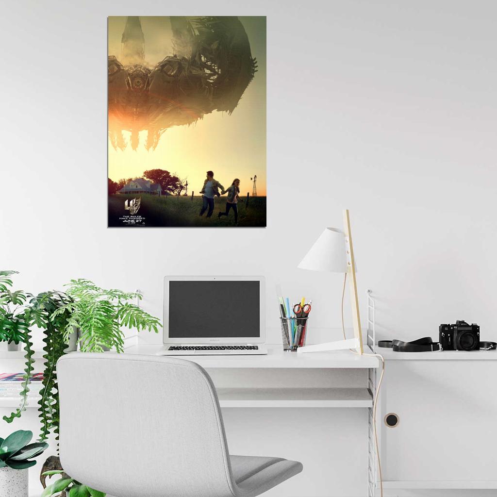 Transformers Age of Extinction Cade Tessa Yeager Movie Wall Art Print Poster