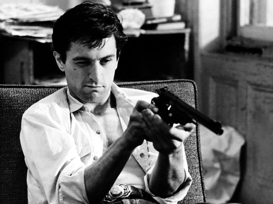 Taxi Driver Robert De Niro Revolver Movie Wall Decor Room Print Retro Vintage Poster