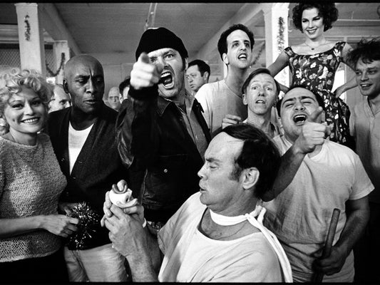 One Flew Over the Cuckoo's Nest Jack Nicholson Movie Wall Decor Room Print Retro Vintage Poster