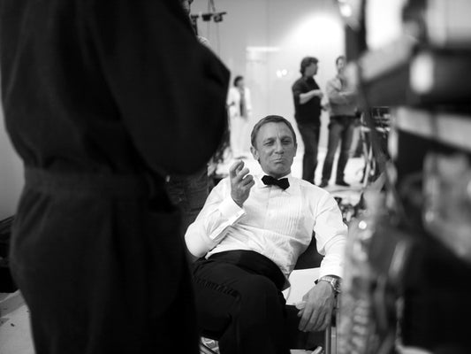 Quantum of Solace Daniel Craig Behind the Scenes Rare Wall Decor Room Print Retro Vintage Poster