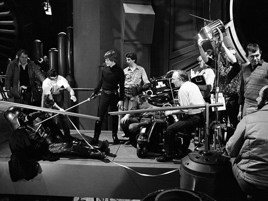 Star Wars The Return of the Jedi Behind the Scenes Wall Decor Room Print Retro Vintage Poster
