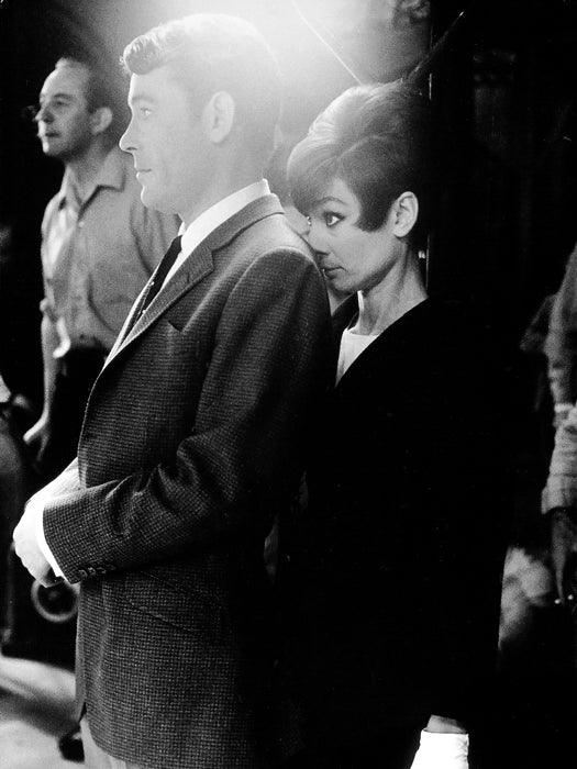 Peter O'Toole Audrey Hepburn Actors BW Wall Decor Room Print Retro Vintage Poster