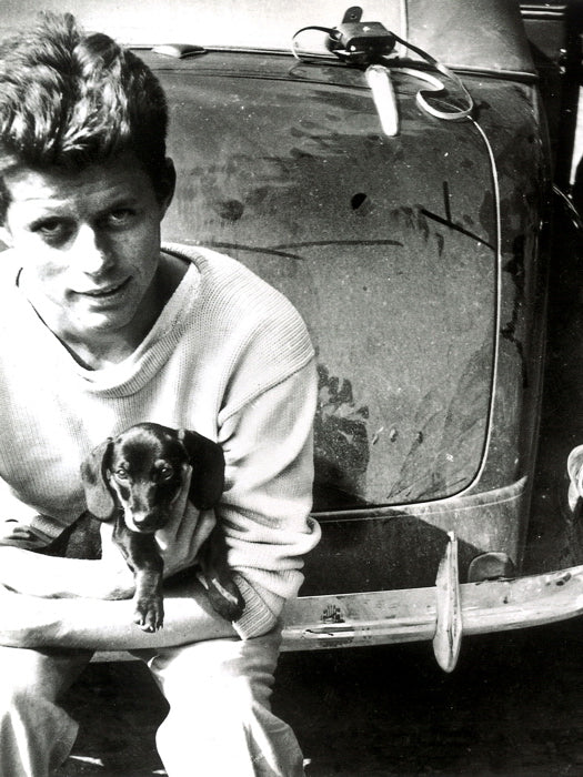 JFK John Kennedy President Young Car 1937 Rare Unique Wall Decor Room Print Retro Vintage Poster