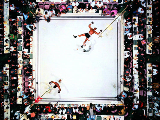 Muhammad Ali KO Knockout Cleveland Williams 1966 Wall Decor Room Print Retro Vintage Poster