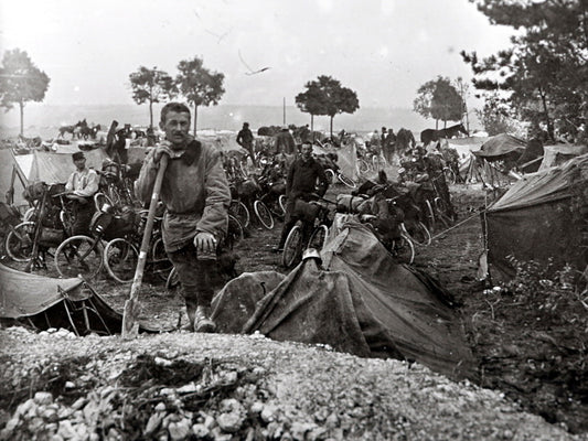 French Cavalry Corps Rare WWI World War One WW1 Old BW Wall Decor Room Print Retro Vintage Poster
