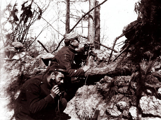 Soldiers Trench Rare WWI World War One WW1 Old Wall Decor Room Print Retro Vintage Poster