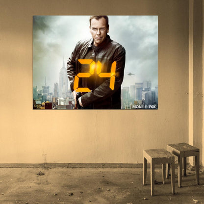 Jack Bauer NYC New York 24 Live Another Day TV Series Wall Art Print Poster