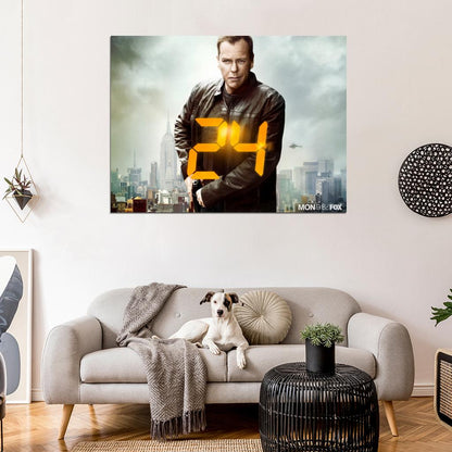 Jack Bauer NYC New York 24 Live Another Day TV Series Wall Art Print Poster