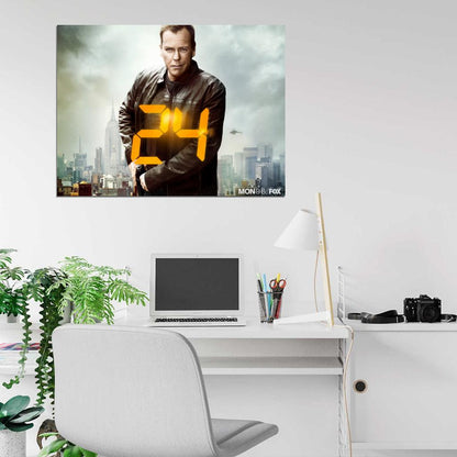 Jack Bauer NYC New York 24 Live Another Day TV Series Wall Art Print Poster