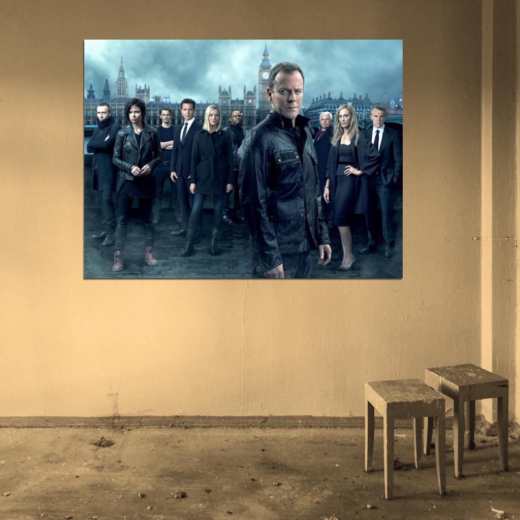 24 Live Another Day Cast Characters London TV Series Wall Art Print Poster