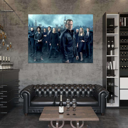 24 Live Another Day Cast Characters London TV Series Wall Art Print Poster