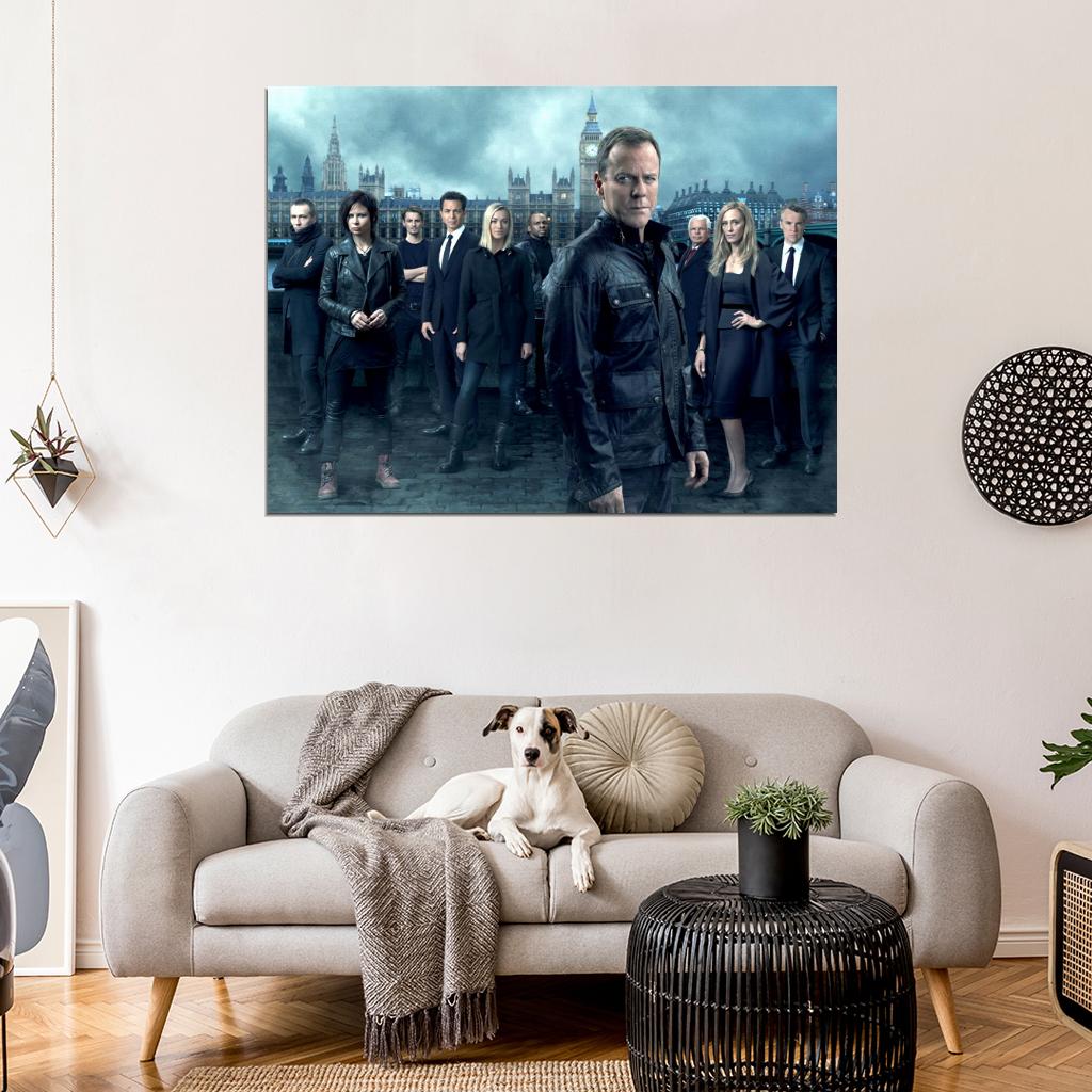 24 Live Another Day Cast Characters London TV Series Wall Art Print Poster