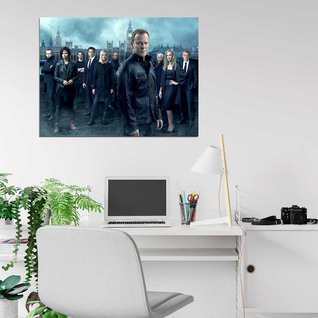 24 Live Another Day Cast Characters London TV Series Wall Art Print Poster