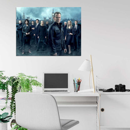 24 Live Another Day Cast Characters London TV Series Wall Art Print Poster