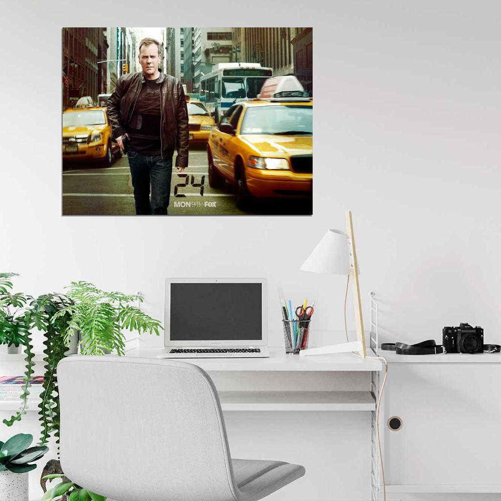 Jack Bauer NYC New York 24 Live Another Day TV Series Wall Art Print Poster
