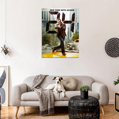 Jack Bauer NYC New York 24 Live Another Day TV Series Wall Art Print Poster