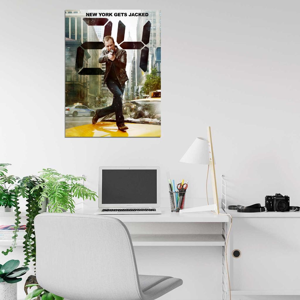 Jack Bauer NYC New York 24 Live Another Day TV Series Wall Art Print Poster