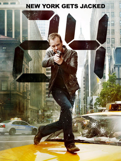 Jack Bauer NYC New York 24 Live Another Day TV Series Wall Art Print Poster