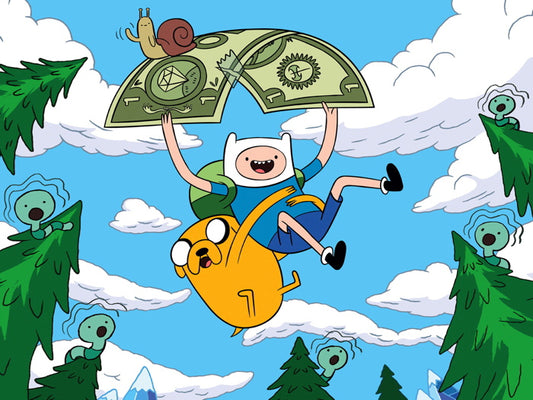 Finn Jake Adventure Time Cartoon Animated TV Series Wall Art Print Poster