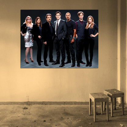 Criminal Minds Cast Characters Awesome TV Series Wall Art Print Poster
