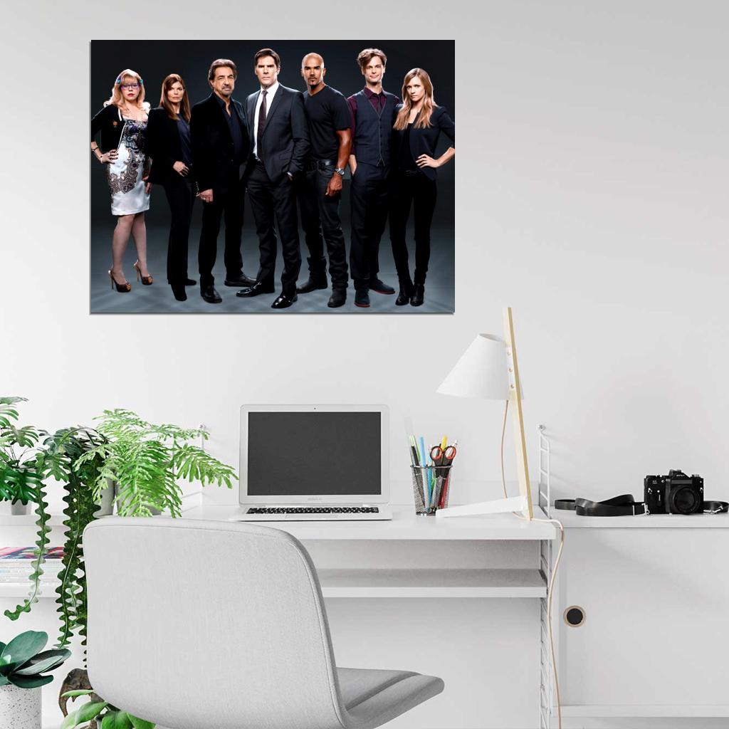 Criminal Minds Cast Characters Awesome TV Series Wall Art Print Poster