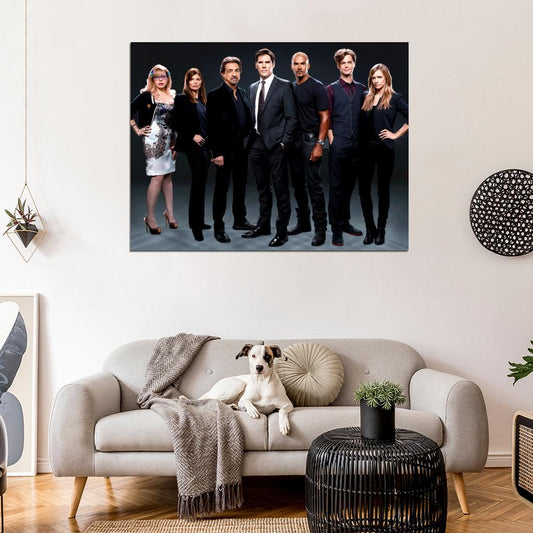 Criminal Minds Cast Characters Awesome TV Series Wall Art Print Poster