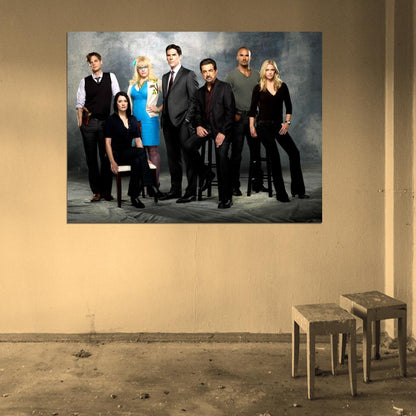 Criminal Minds Cast Characters Season 10 TV Series Wall Art Print Poster