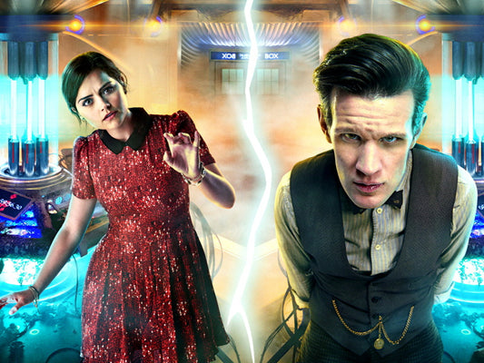 Clara Oswald Jenna Coleman Matt Smith Doctor Who Wall Art Print Poster