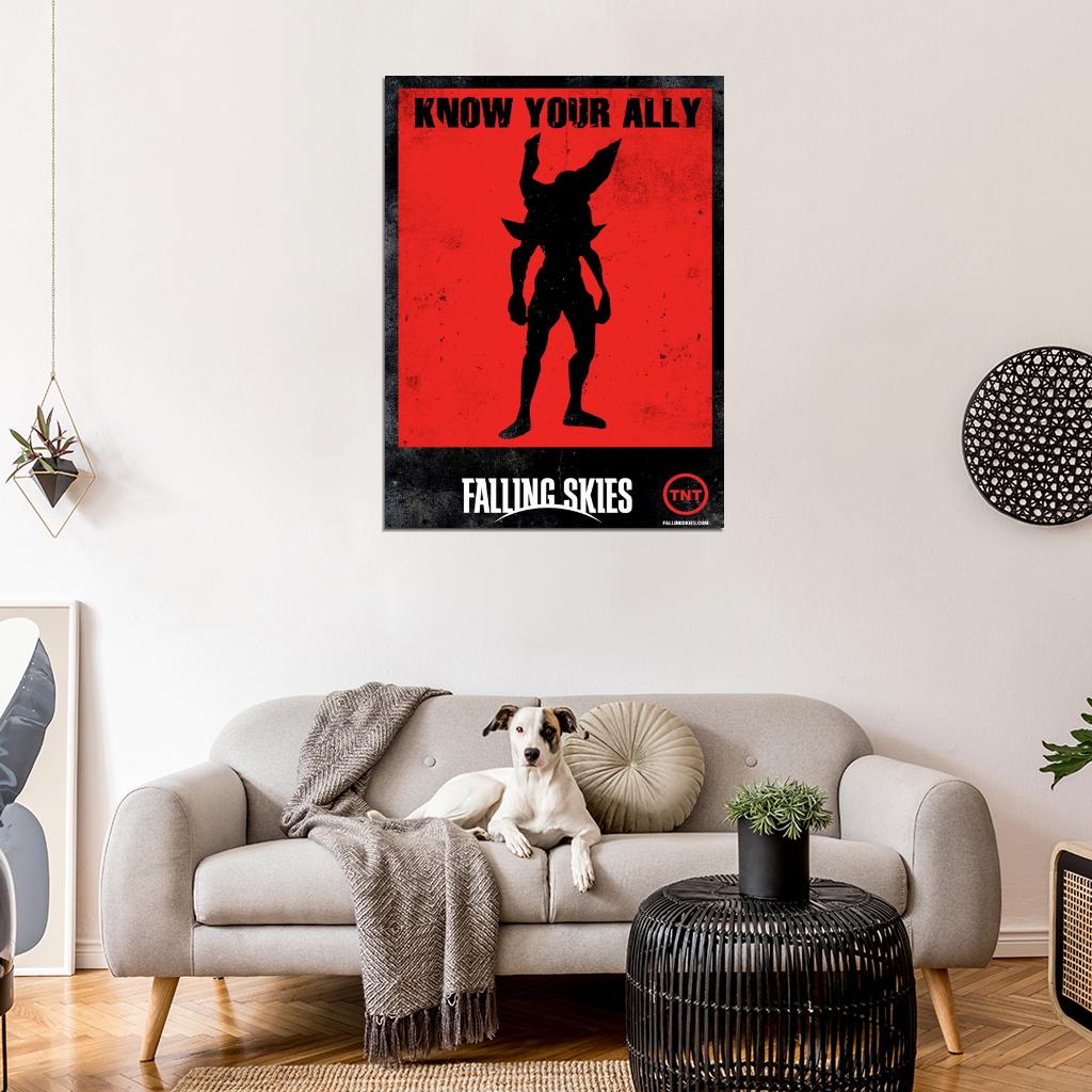 Know Your Ally Alien Extraterrestrial Falling Skies TV Wall Art Print Poster