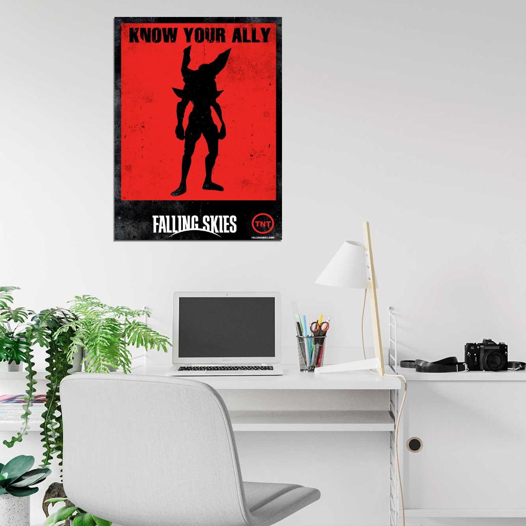 Know Your Ally Alien Extraterrestrial Falling Skies TV Wall Art Print Poster