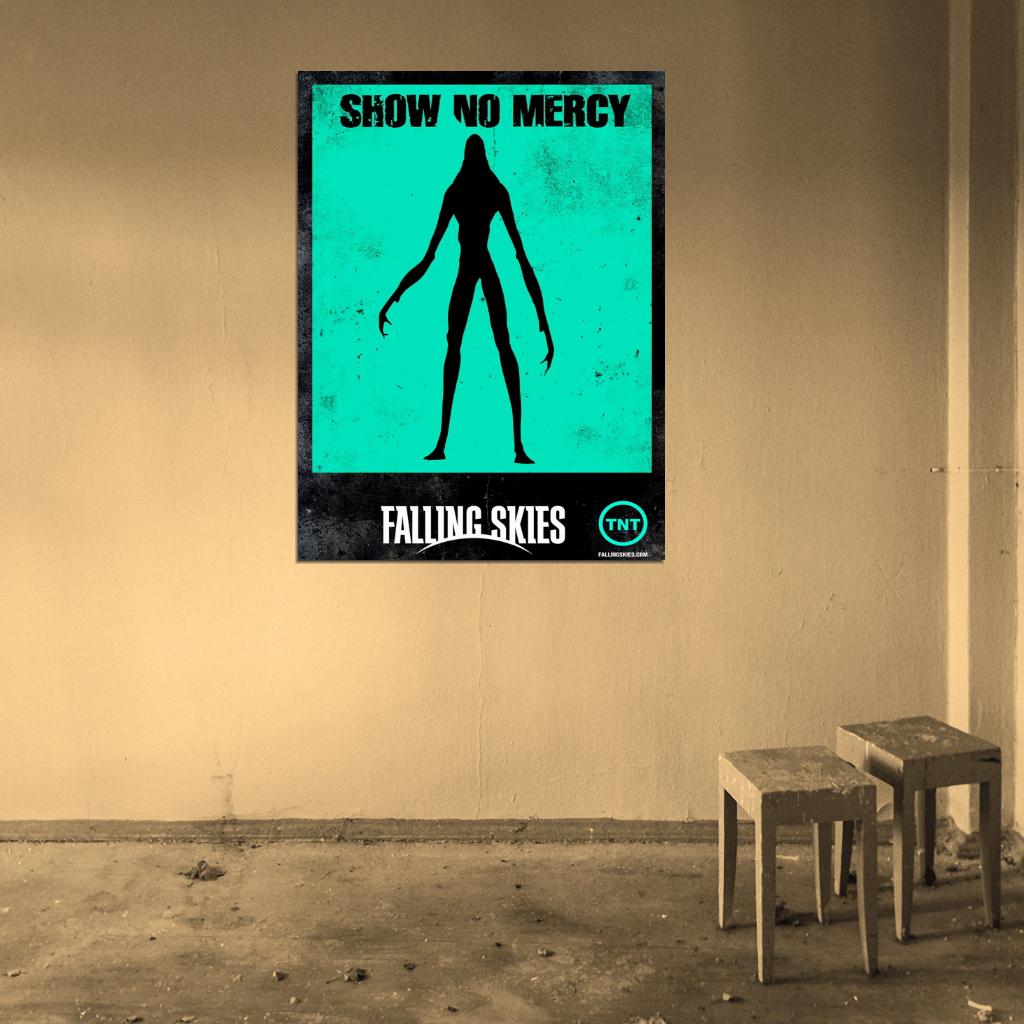 Show No Mercy Overlord Espheni Alien Falling Skies TV Wall Art Print Poster