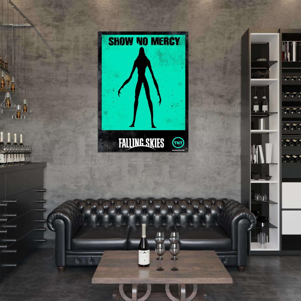 Show No Mercy Overlord Espheni Alien Falling Skies TV Wall Art Print Poster