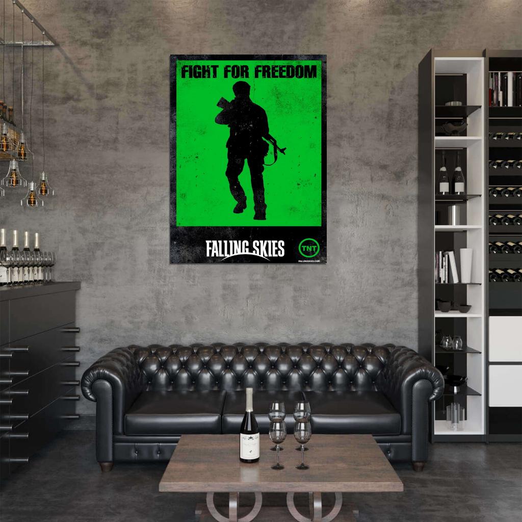 Fight For Freedom Alien Invasion Falling Skies Series Wall Art Print Poster