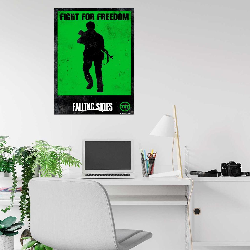 Fight For Freedom Alien Invasion Falling Skies Series Wall Art Print Poster