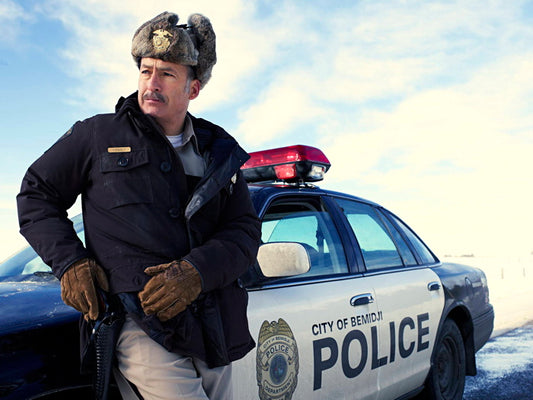 Bob Odenkirk Bill Oswalt Police Car Fargo TV Series Wall Art Print Poster
