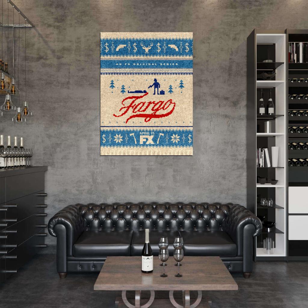 Knit Pattern Awesome Fargo TV Series Wall Art Print Poster