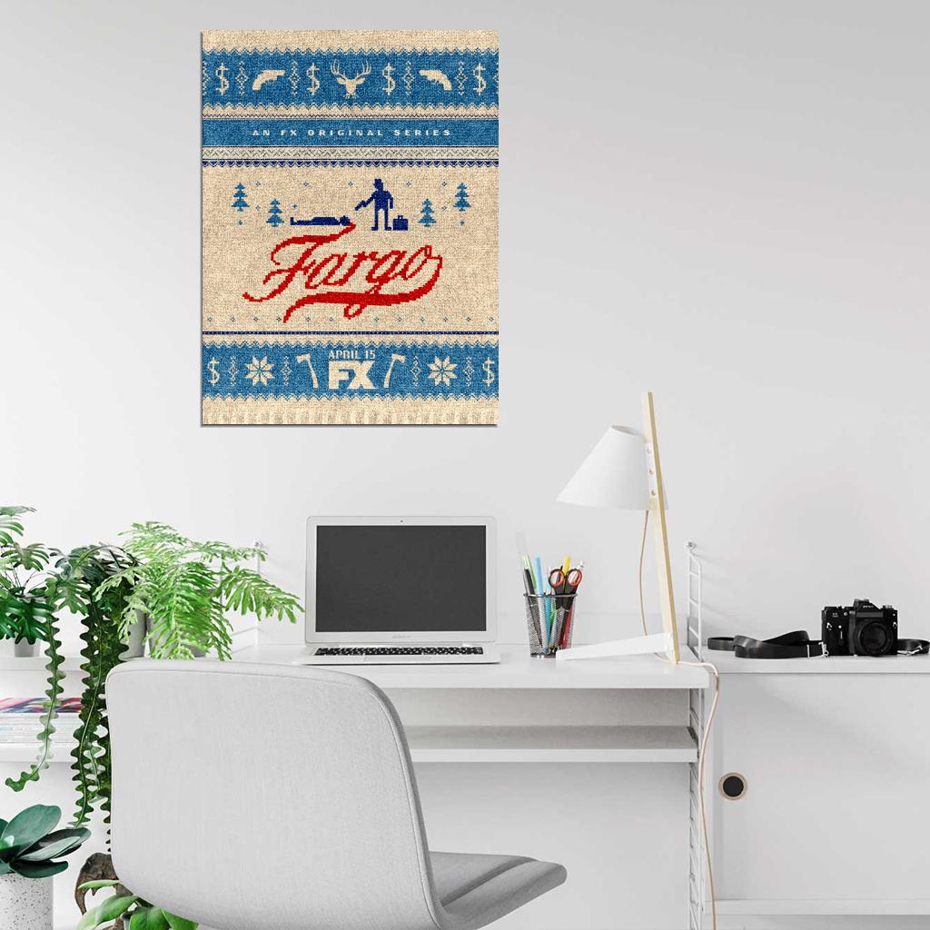 Knit Pattern Awesome Fargo TV Series Wall Art Print Poster