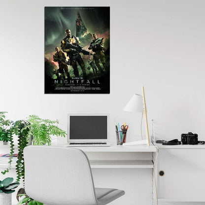 Troopers Cast Characters Epic Halo Nightfall Series Wall Art Print Poster