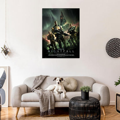 Troopers Cast Characters Epic Halo Nightfall Series Wall Art Print Poster