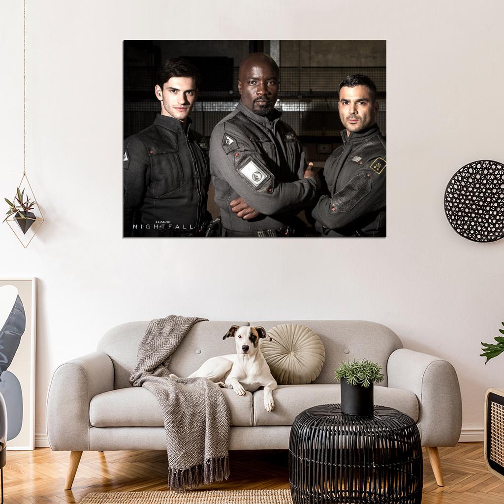 Halo Nightfall Characters Awesome TV Series Wall Art Print Poster