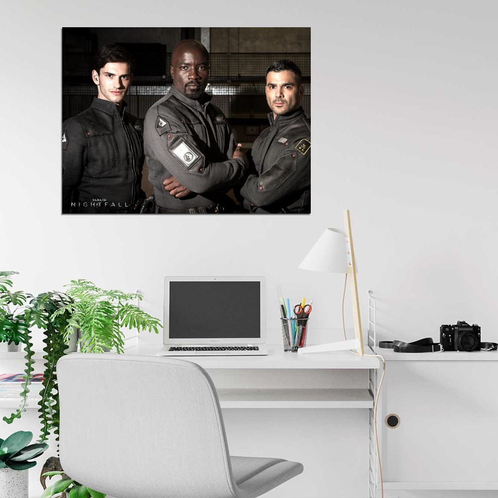 Halo Nightfall Characters Awesome TV Series Wall Art Print Poster
